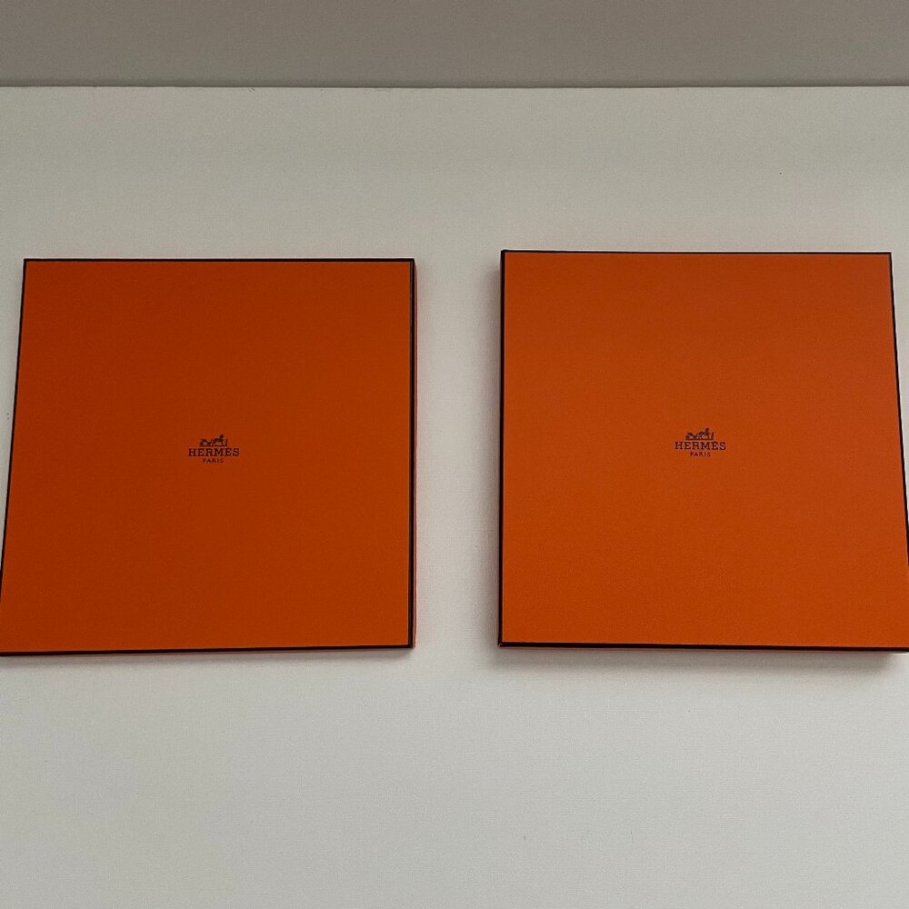 Hermes 2 storage empty boxes for scarf